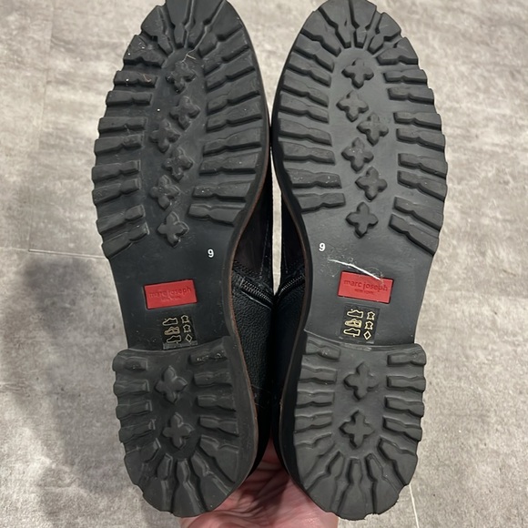 Marc Joseph Luxury Eva Lightweight Wingtip Ankle Boot Black Suede/Nappa Size 9 - Picture 9 of 10